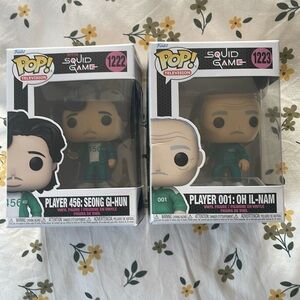 SQUID GAMES funko pops x2